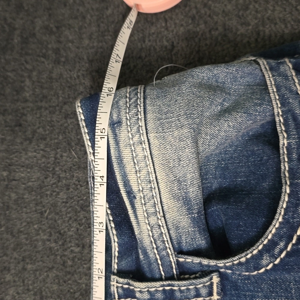 Grace in LA Women's Faded Blue Boot Cut Jeans - Picture 2 of 3